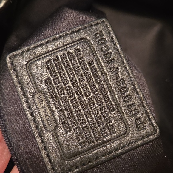 Coach Black Pebbled Leather Penelope Shoulder Bag - Picture 11 of 13